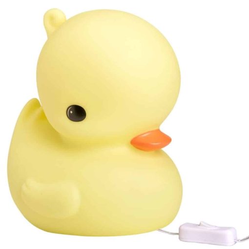 A Little Lovely Company nachtlamp Eend 20,5 cm geel