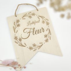 Houten banner - Eigen ontwerp