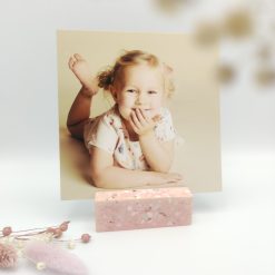 Terrazzo fotohouder - blush