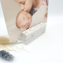 Terrazzo fotohouder - wit