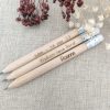 Klein potlood met gravure - set van 10 stuks