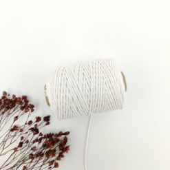 Cotton cord 1.5 mm - wit