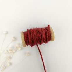 Jute koord - bordeaux