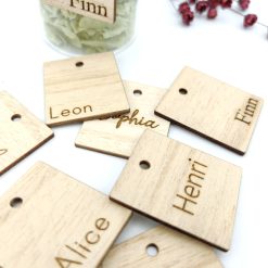 Label paulownia met gravure - 35 x 30 mm 00002