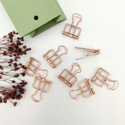 Metalen clip - rose gold