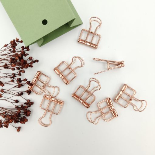 Metalen clip - rose gold