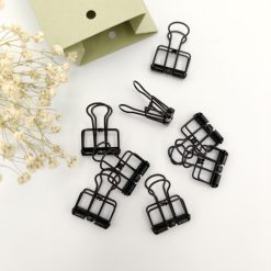 Metalen clip - zwart