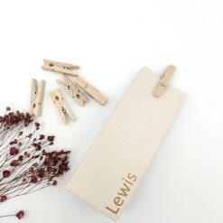 Mini wasknijpers naturel - 10 stuks