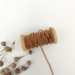 Ronde elastische koord 1 mm - brique