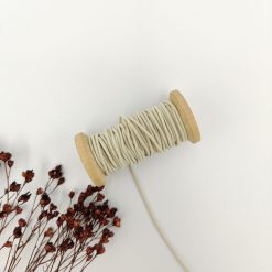 Ronde elastische koord 1 mm - ecru