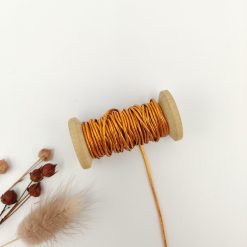 Ronde elastische koord 1 mm - koper