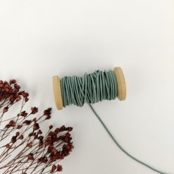 Ronde elastische koord 1 mm - smokey green