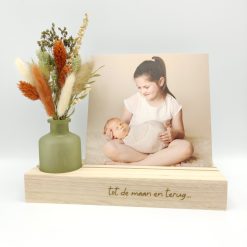Fotohouder met droogbloemen - Alix 00001