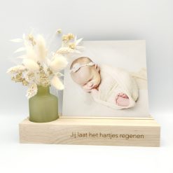 Fotohouder met droogbloemen - Amélie 00001