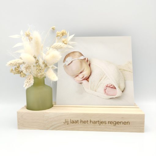 Fotohouder met droogbloemen - Amélie 00001