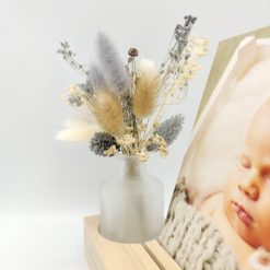 Fotohouder met droogbloemen - César 00002