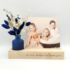 Fotohouder met droogbloemen - Henri 00001