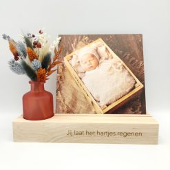 Fotohouder met droogbloemen - Lewis 00001