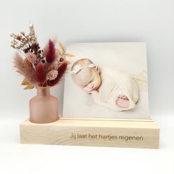 Fotohouder met droogbloemen - Renée 00001