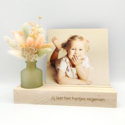Fotohouder met droogbloemen - Sophia 00001