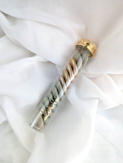 Frej Tube met schroefdop goud - 15 x 2,5 cm