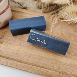 Zeepje balk 60 gr - zilverblauw 03