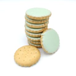 Koekjes met groen glazuur - limoen - 500gr 00001