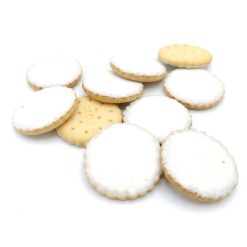 Koekjes met wit glazuur - vanille - 500gr 00002
