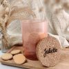 Bokaal met deksel in kurk - magnolia - 700 ml (inclusief gravure)