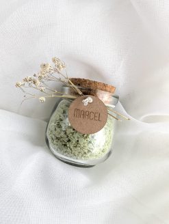 Frej Glazen bolvormig potje met kurk - 100 ml