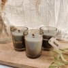Geurkaarsje met houten wiek - wild cotton