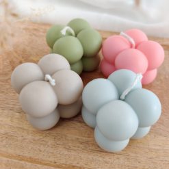 Kaars - Kleine gekleurde bubbel