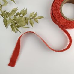 Lint katoen (per meter) - 15 mm - roest