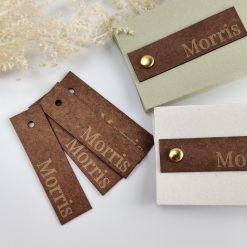 Label cognac met gravure - 60 x 16 mm
