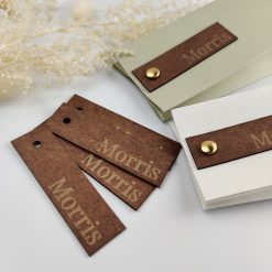 Label cognac met gravure - 60 x 16 mm