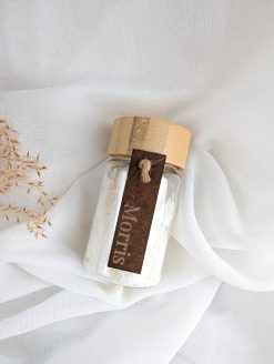 Frej Potje met schroefdeksel bamboe - 80 ml