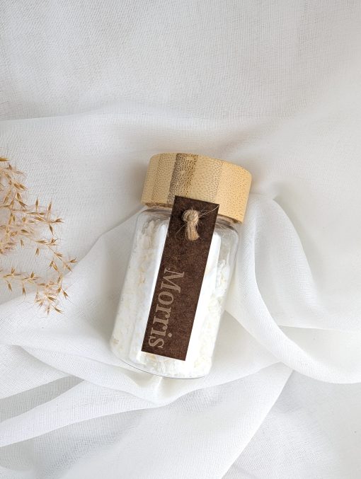 Frej Potje met schroefdeksel bamboe - 80 ml