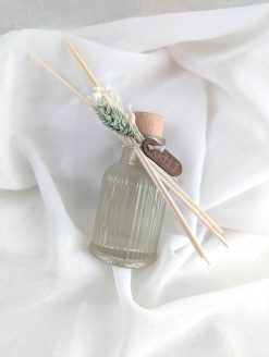 Frej Glazen ribbelflesje - cotton - 40 ml