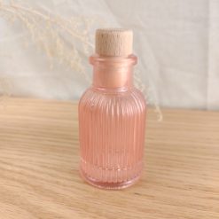 Glazen ribbelflesje - magnolia - 40 ml