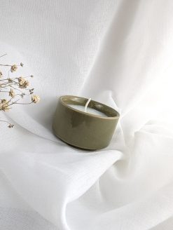 Frej Kaarsje keramiek - eucalyptus