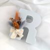 Frej Decoratieve letter met droogbloemen 00001