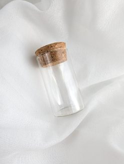Frej Glazen potje met kurk – 6,5 x 3,5 cm