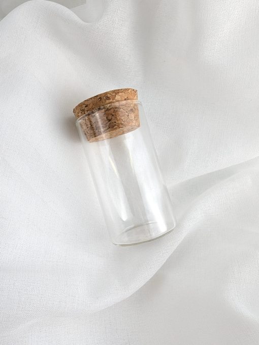 Frej Glazen potje met kurk – 6,5 x 3,5 cm