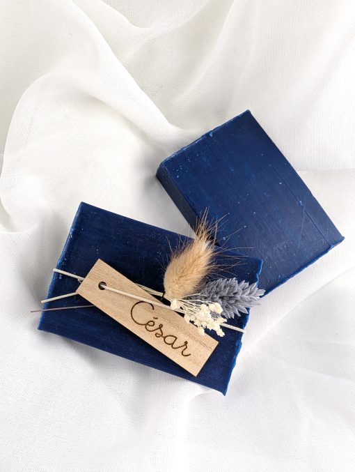 Frej Zeepje rechthoek 100 gr - marineblauw